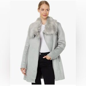 Calvin Klein suede coat size XS